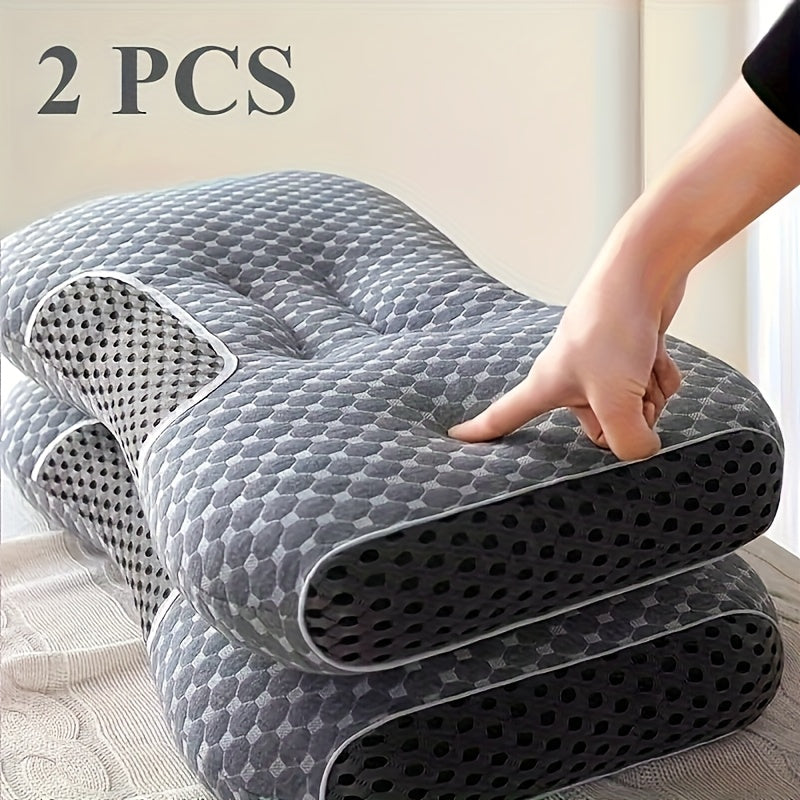 Premium Hotel Pillow – Fluffy High-Rebound Fiber Pillow for Home & Bedroom