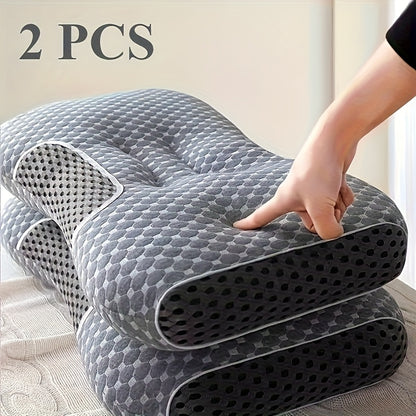 Premium Hotel Pillow – Fluffy High-Rebound Fiber Pillow for Home & Bedroom