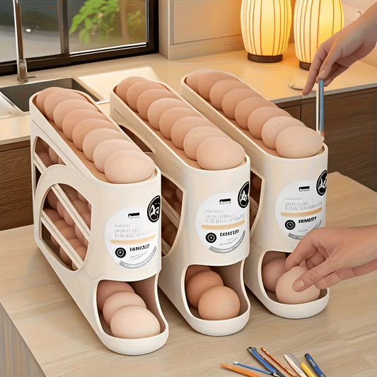4-Tier Rolling Egg Holder – 30 Eggs