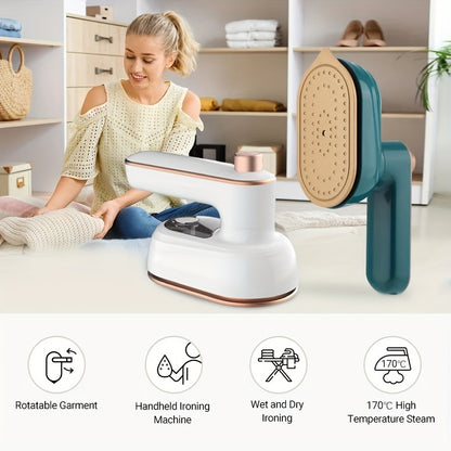 170°C Portable Handheld Steam Iron – Wet & Dry