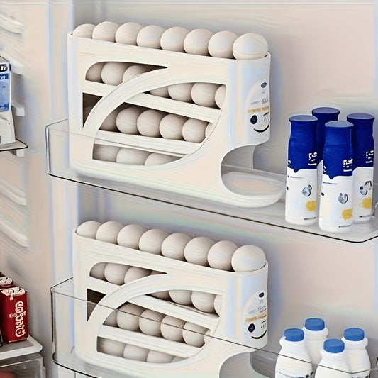 4-Tier Rolling Egg Holder – 30 Eggs
