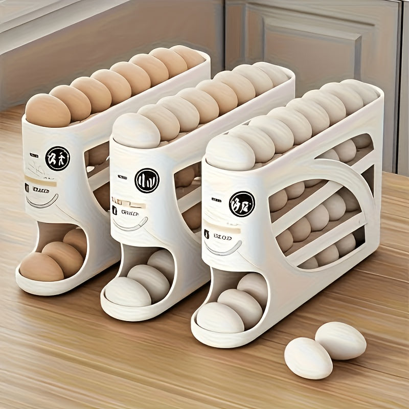 4-Tier Rolling Egg Holder – 30 Eggs