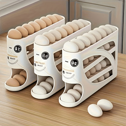 4-Tier Rolling Egg Holder – 30 Eggs